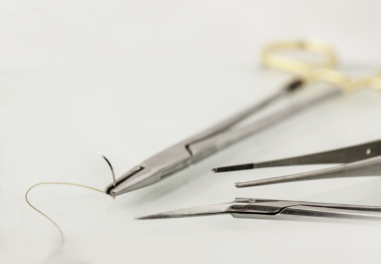 close-up-of-surgical-suturing-instruments
